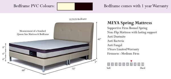 Bedz & Dreamz Meya Mattress + Bedframe Bundle